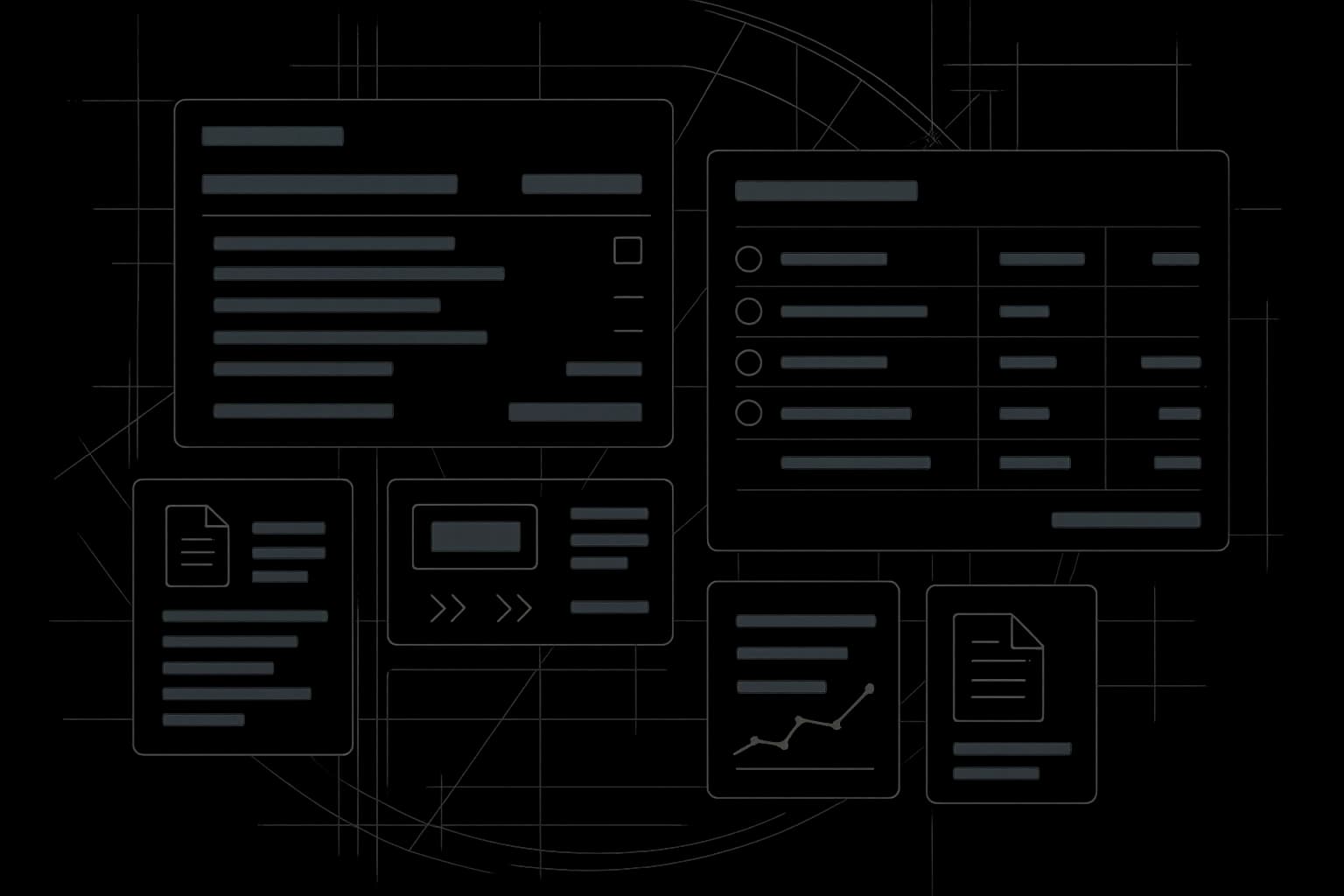 Branded construction operating-system command visual.